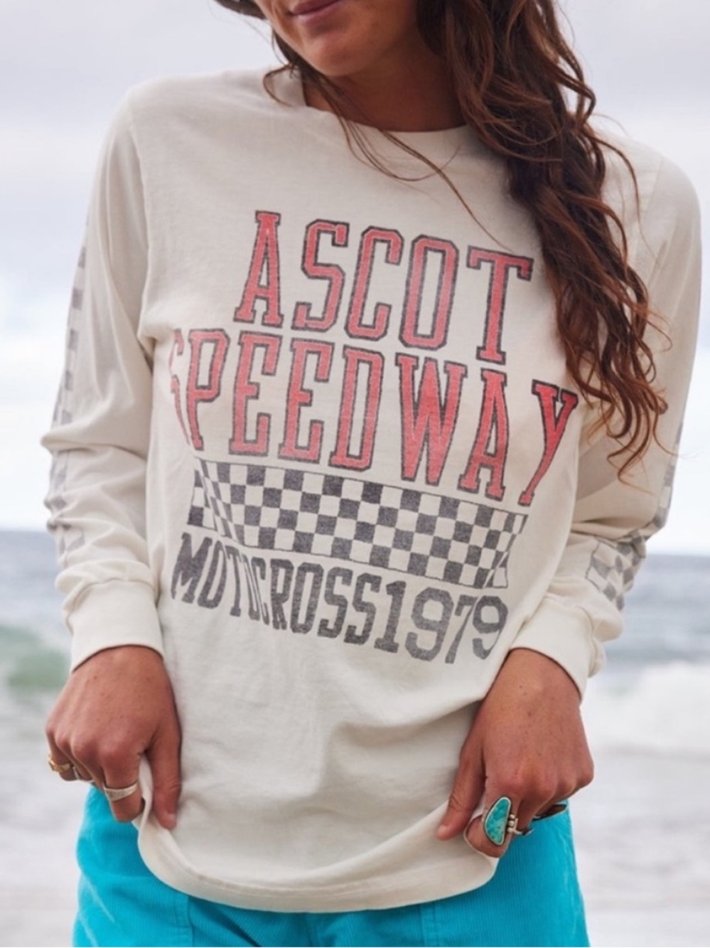 Free People The Bureau Ascot Speedway Shirt